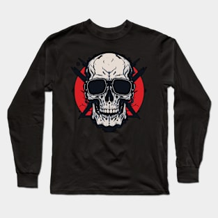 Bad to the Bone Skull Long Sleeve T-Shirt